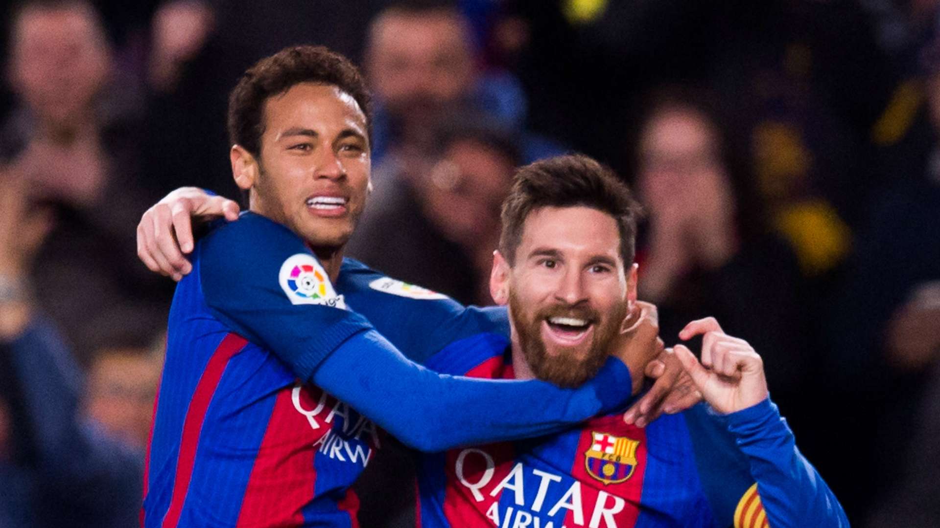 Neymar and Lionel Messi - cropped