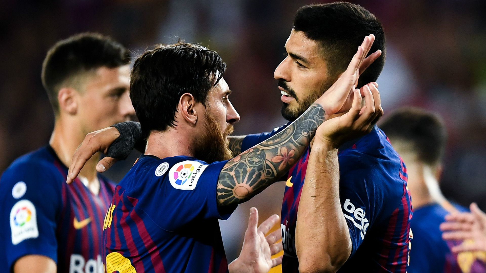 LIONEL MESSI LUIS SUAREZ BARCELONA 02092018