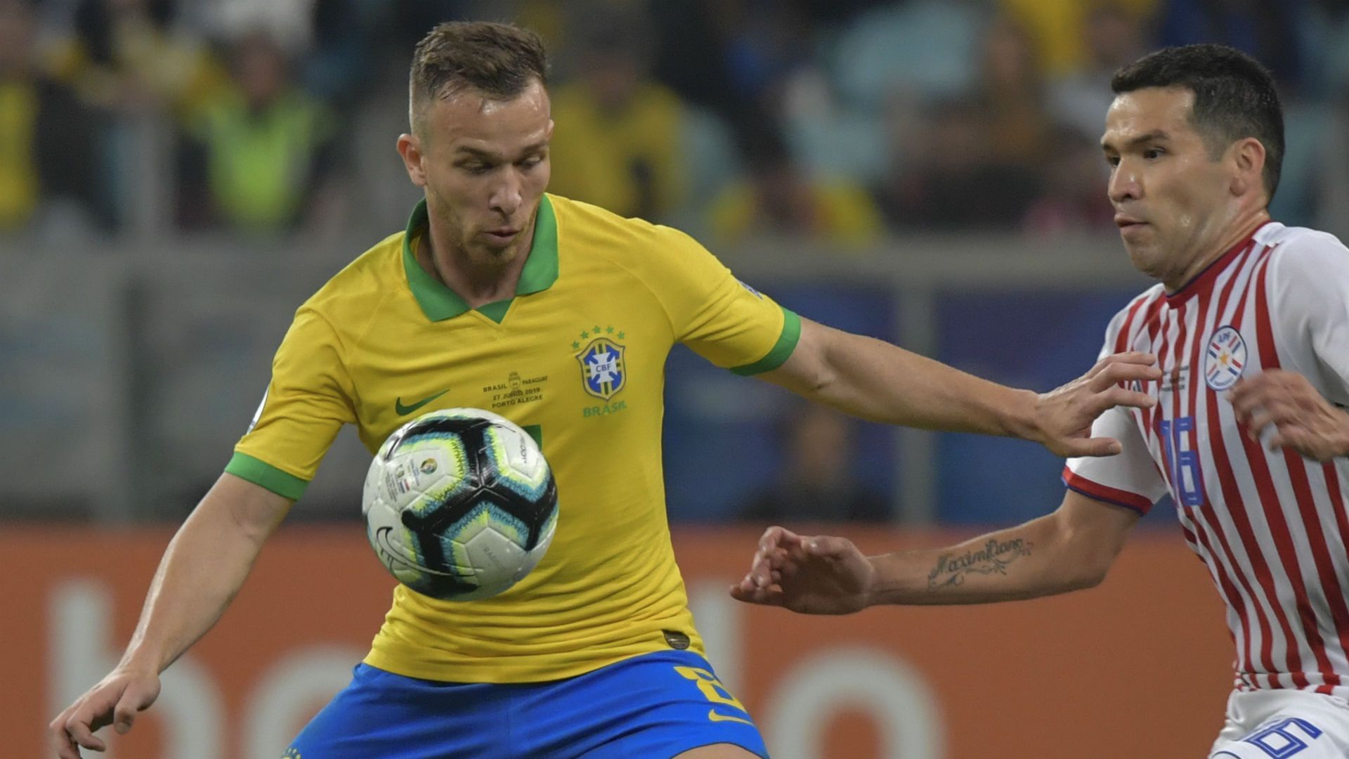Arthur Brasil seleção Paraguai Copa América 27 06 2019