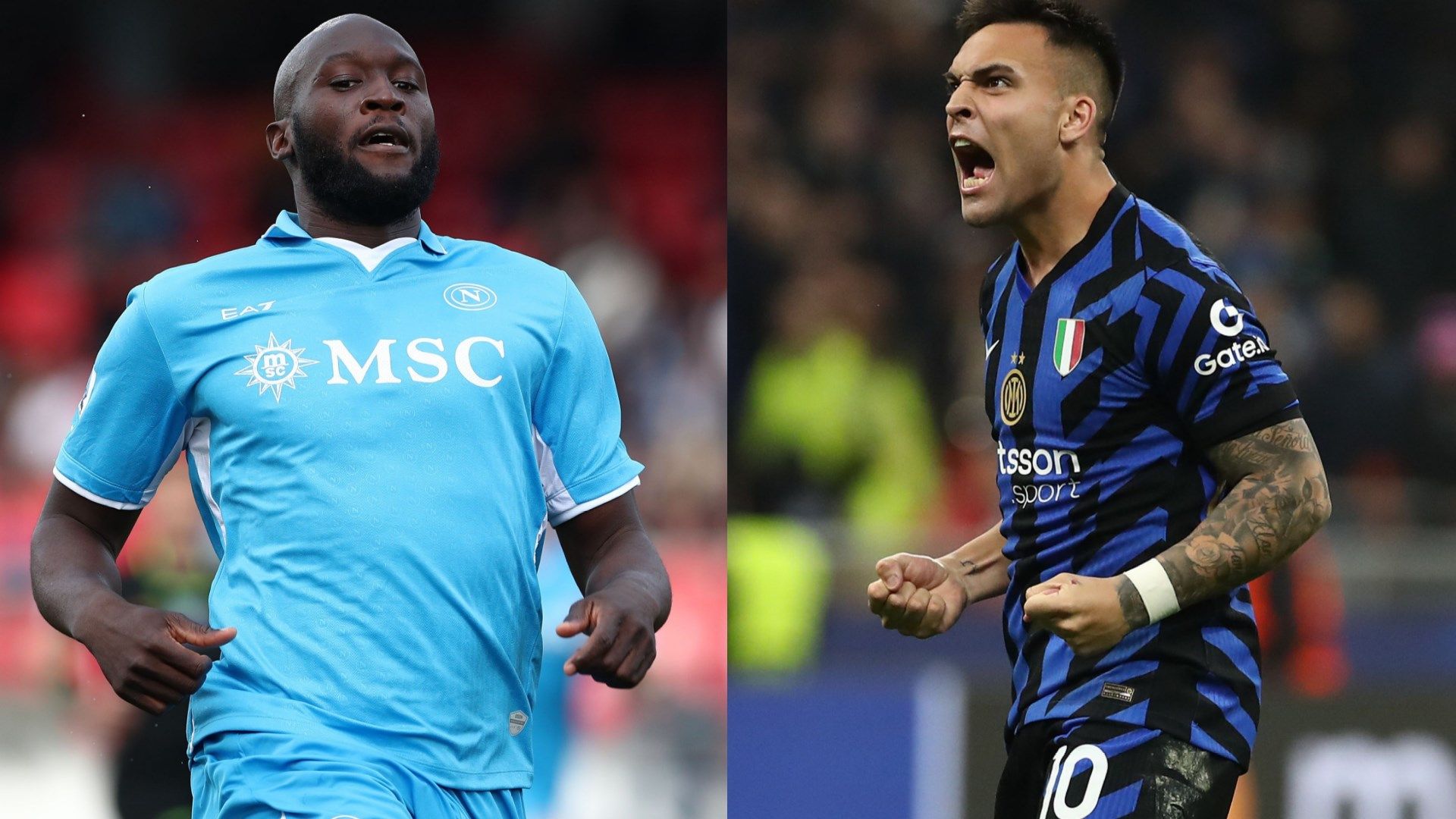 Lukaku Lautaro Martinez Napoli Inter
