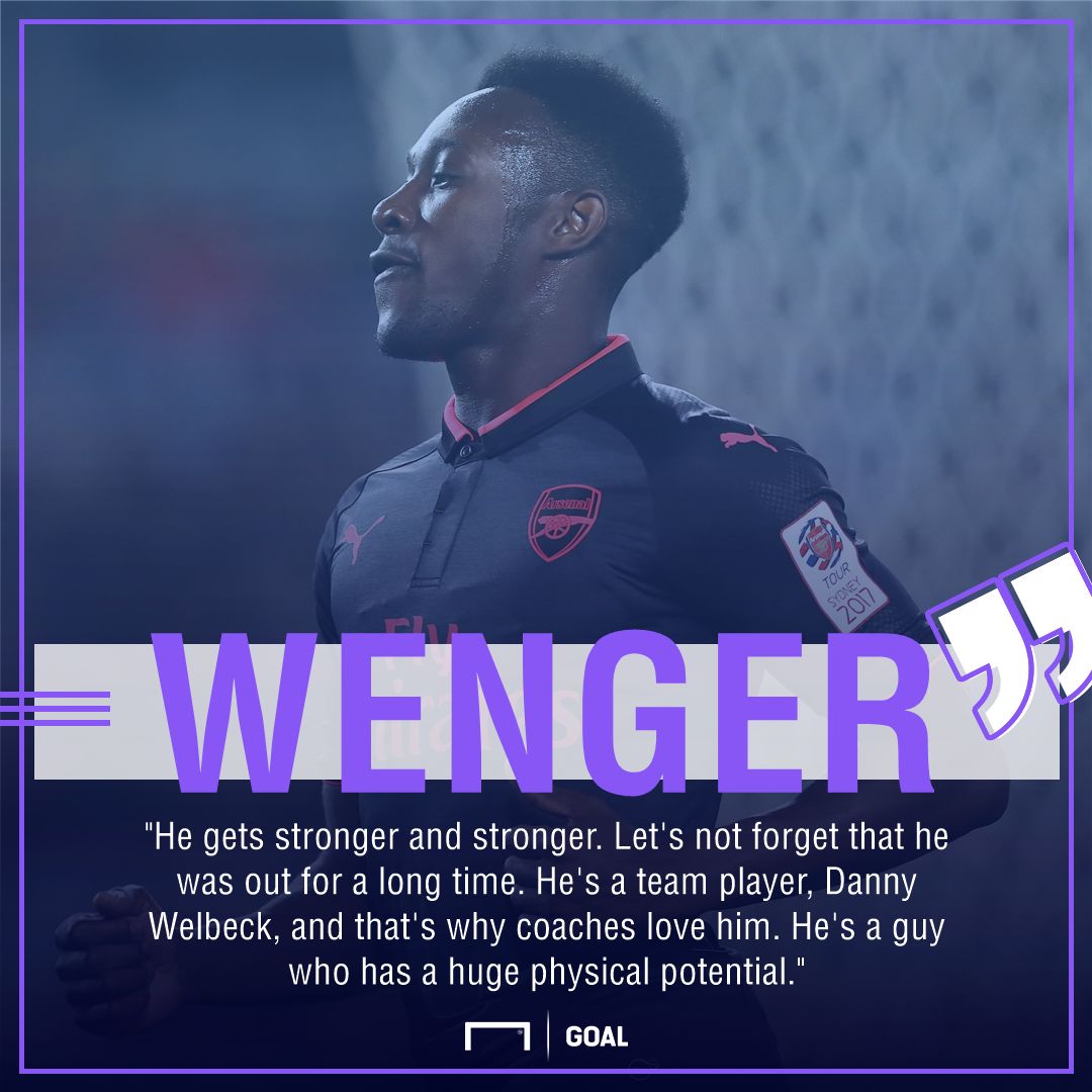 Arsene Wenger Danny Welbeck Arsenal