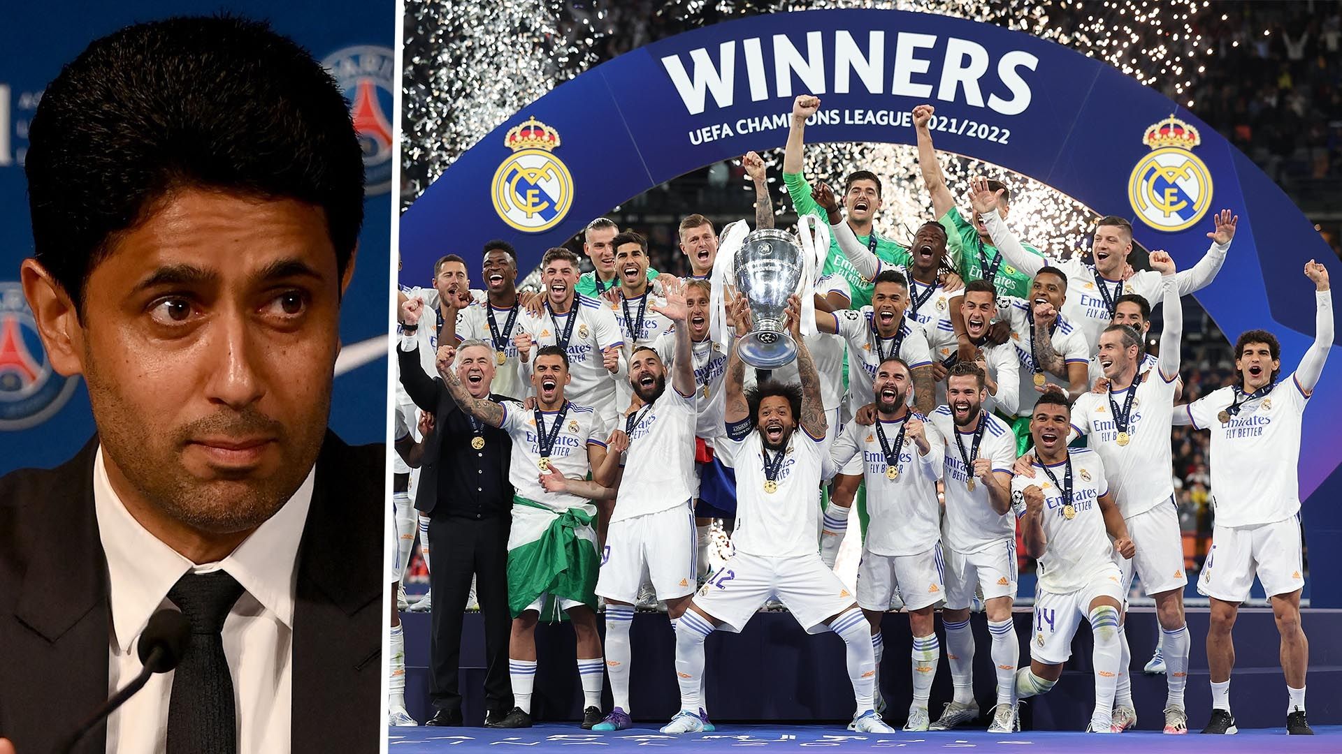 Nasser Al-Khelaifi PSG Real Madrid