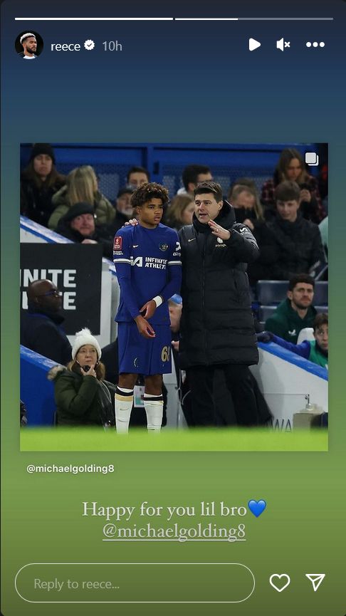 Michael Golding Reece James Instagram Chelsea