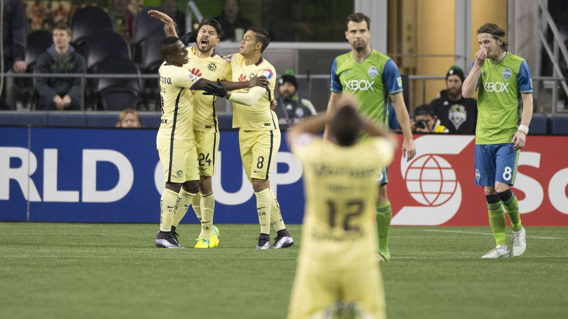 Oribe Peralta Darwin Quintero Andres Andrade Club America Seattle Sounders CONCACAF Champions League 02232016