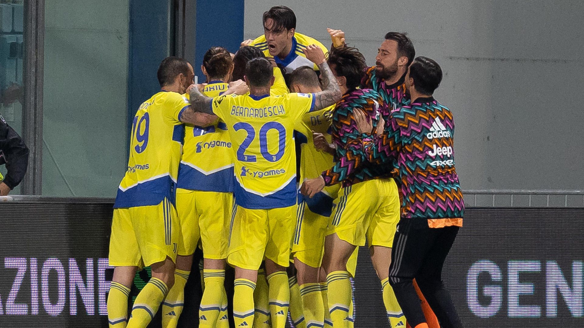 Celebrate Kean Sassuolo Juventus Serie A