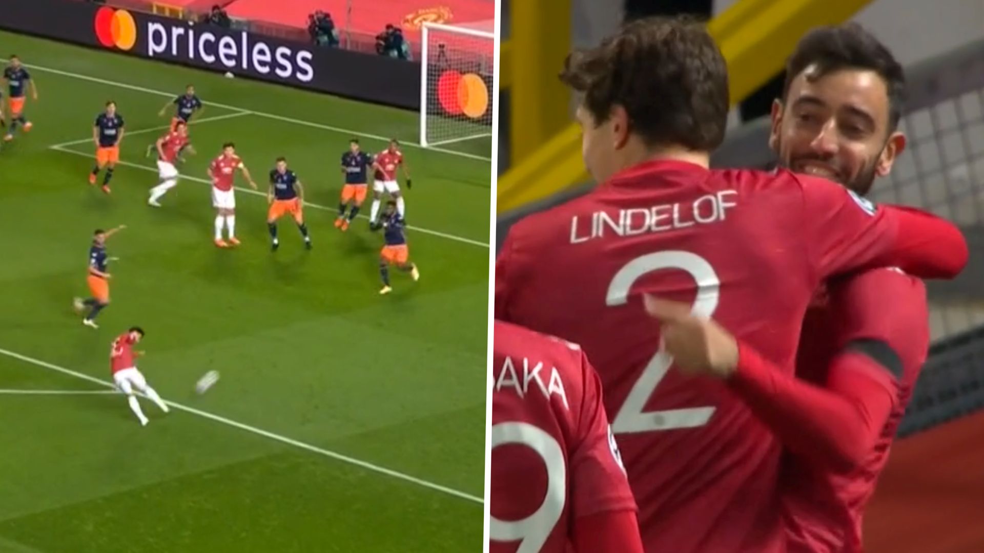 GFX Bruno Fernandes Manchester United Basaksehir 2020