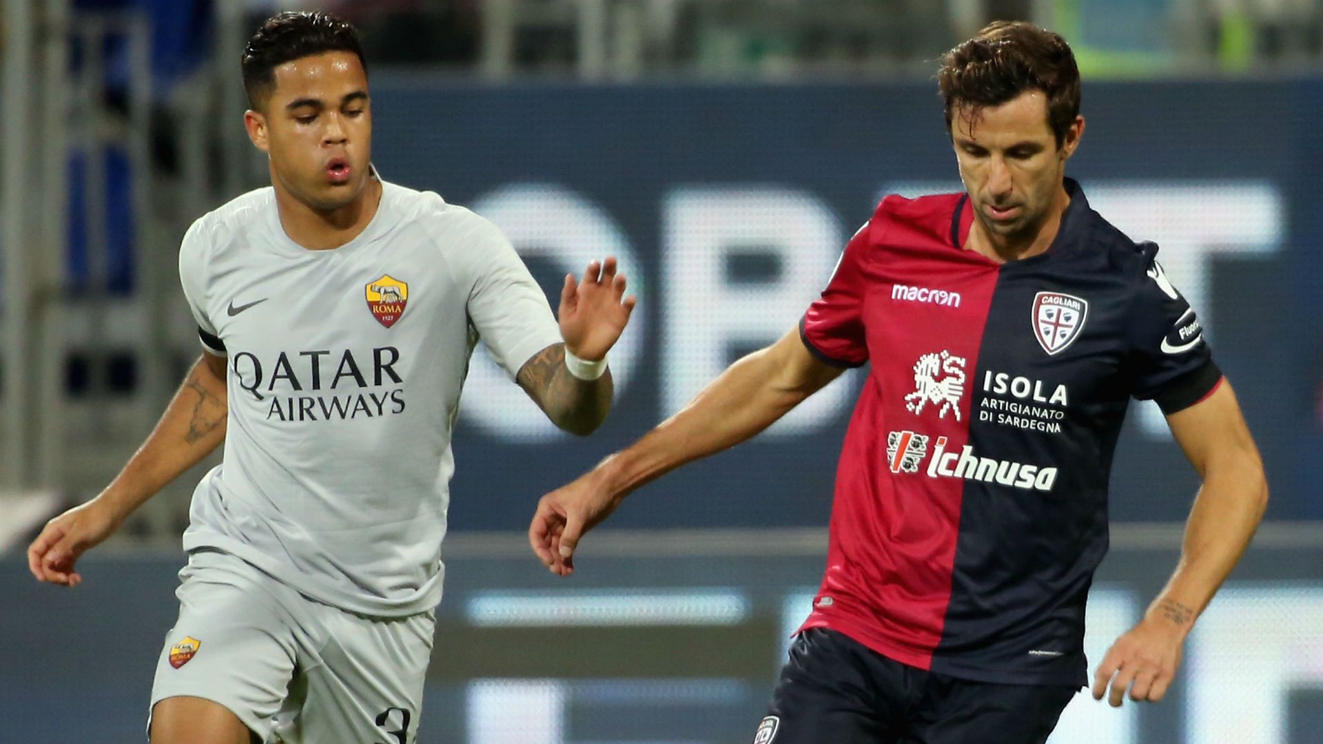 Srna Kluivert Cagliari Roma Serie A