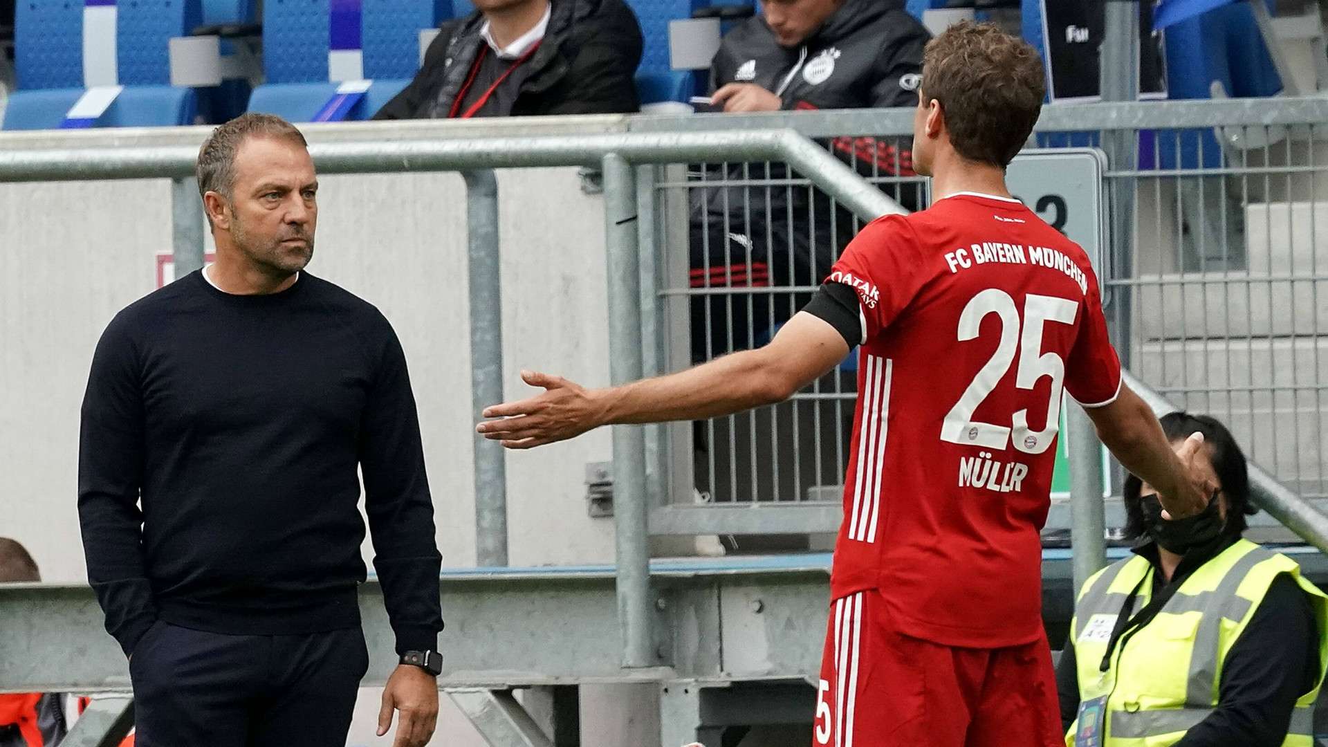 GERMANY ONLY: HANSI FLICK THOMAS MÜLLER BAYERN MÜNCHEN 27092020