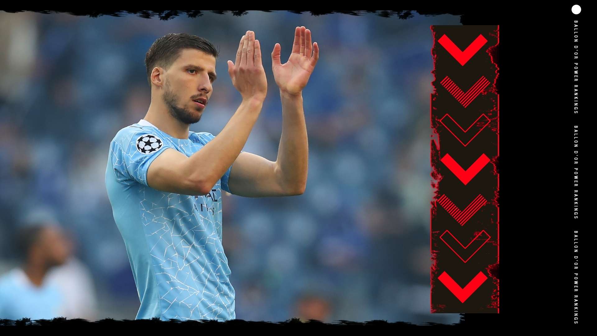 Ruben Dias Ballon d'Or Rankings GFX