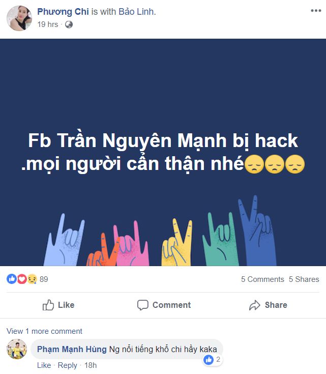 Nguyên Mạnh Facebook