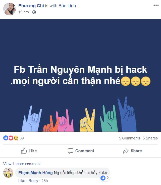 Nguyên Mạnh Facebook