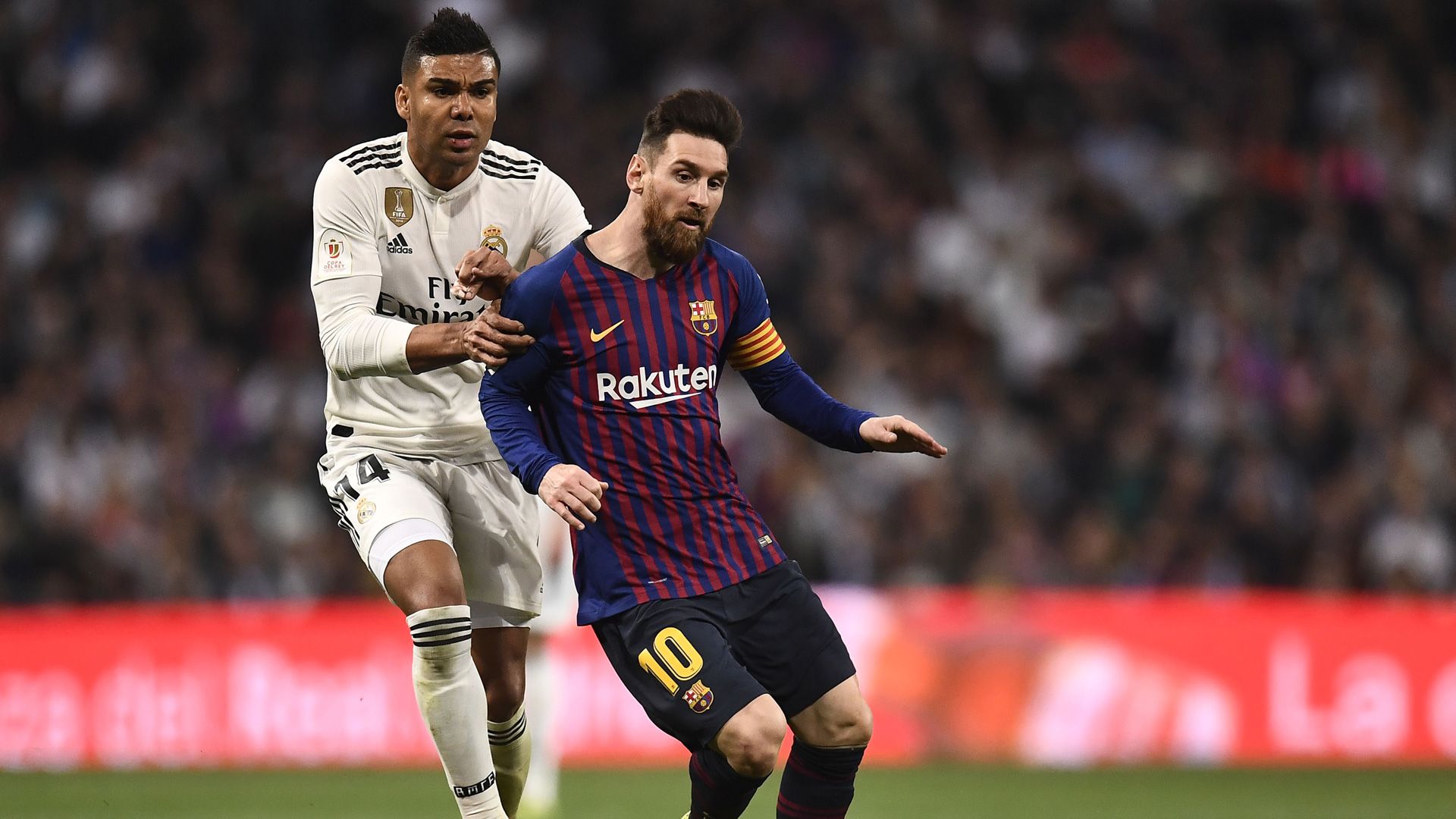 Casemiro Real Madrid Messi Barcelona