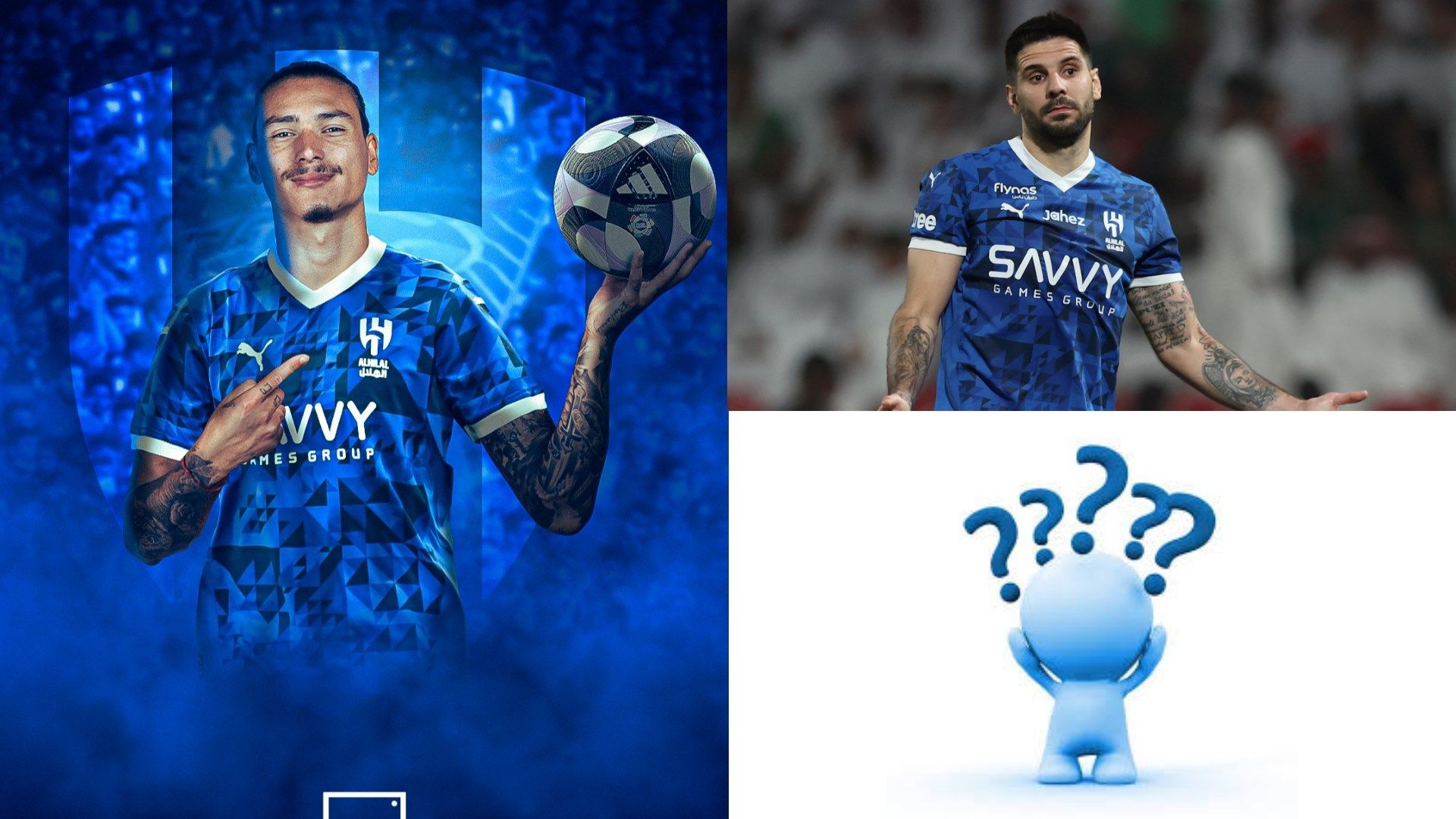 Aleksandar Mitrovic Darwin Nunez Hilal GFX