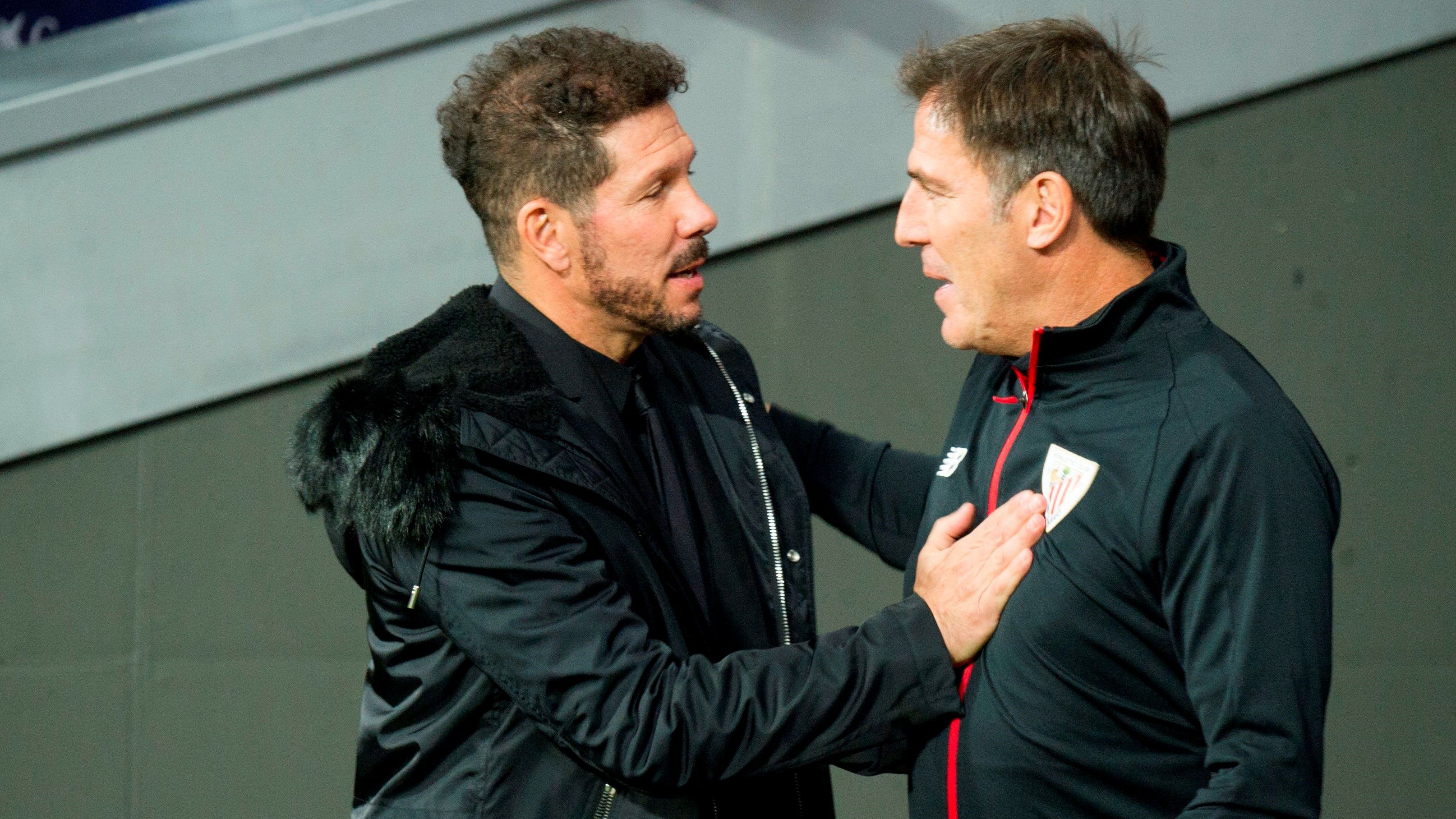 Diego Simeone Eduardo Berizzo Atletico de Madrid Athletic de Bilbao LaLiga 10112018