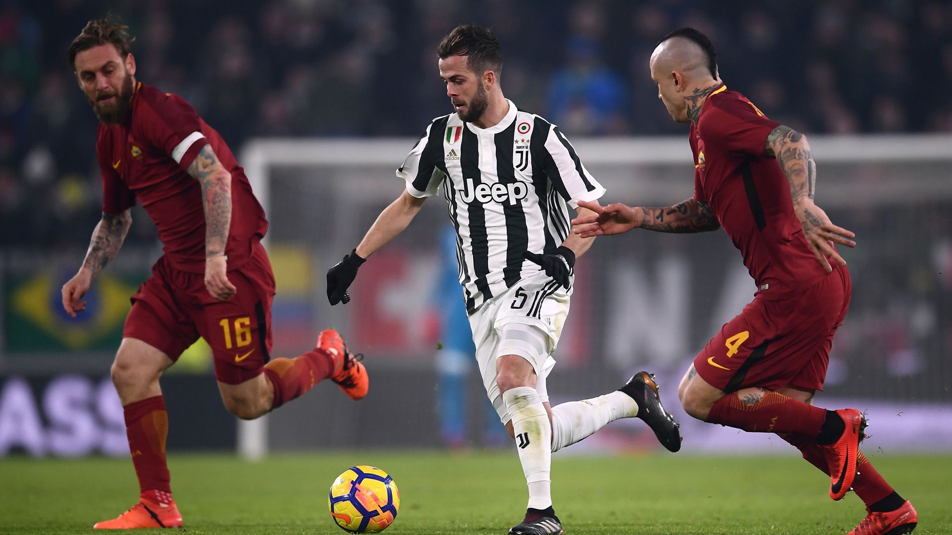 De Rossi Pjanic Radja 23122ß17