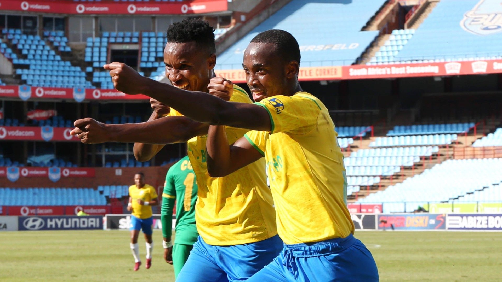 Peter Shalulile & Themba Zwane, Mamelpdi Sundowns, April 2022