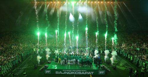 Ferencváros bajnoki ünneplés