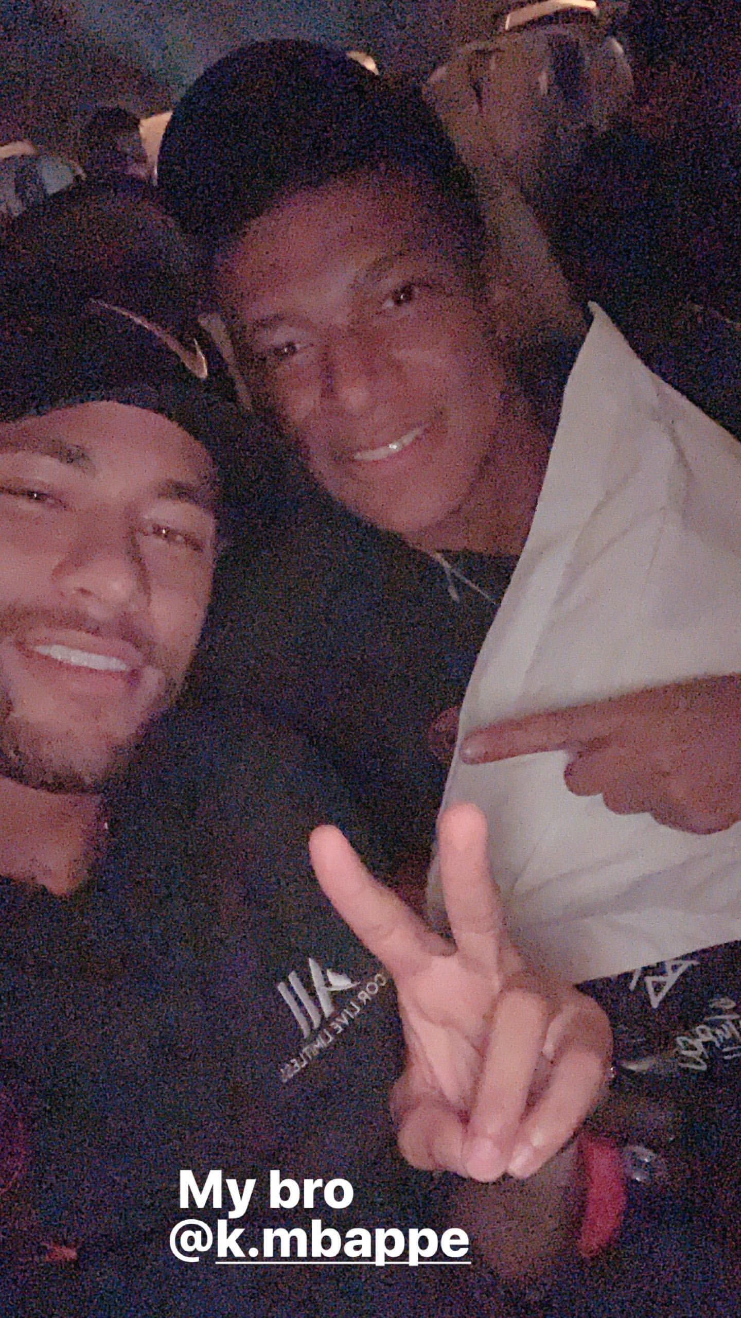 Neymar Mbappé Instagram