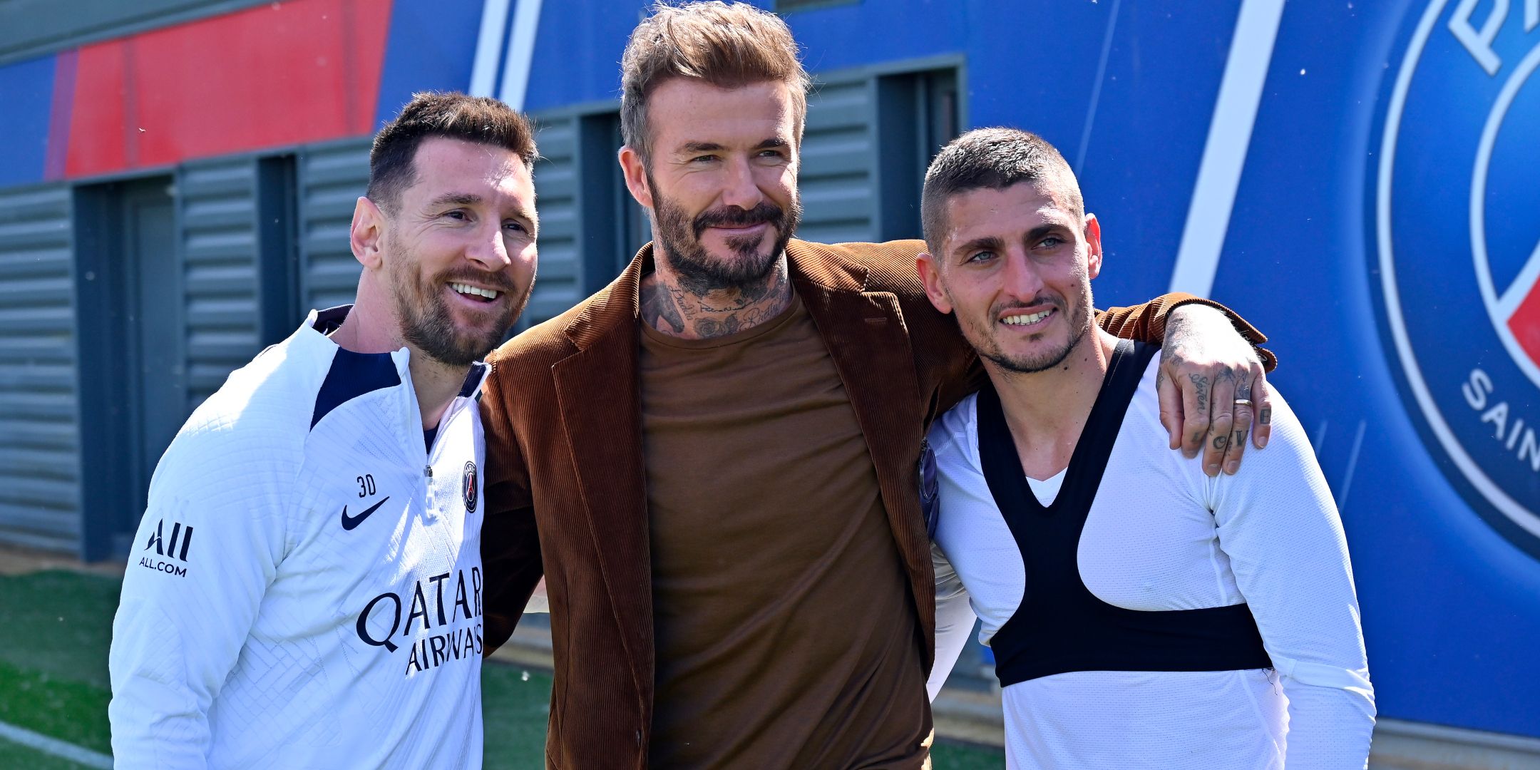 Lionel Messi David Beckham PSG 2:1 HIC