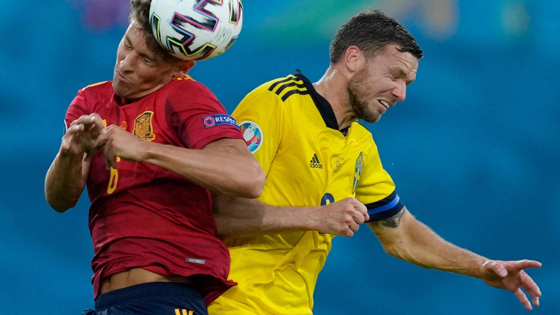 MARCO LLORENTE SPAIN MARCUS BERG SWEDEN 14062021