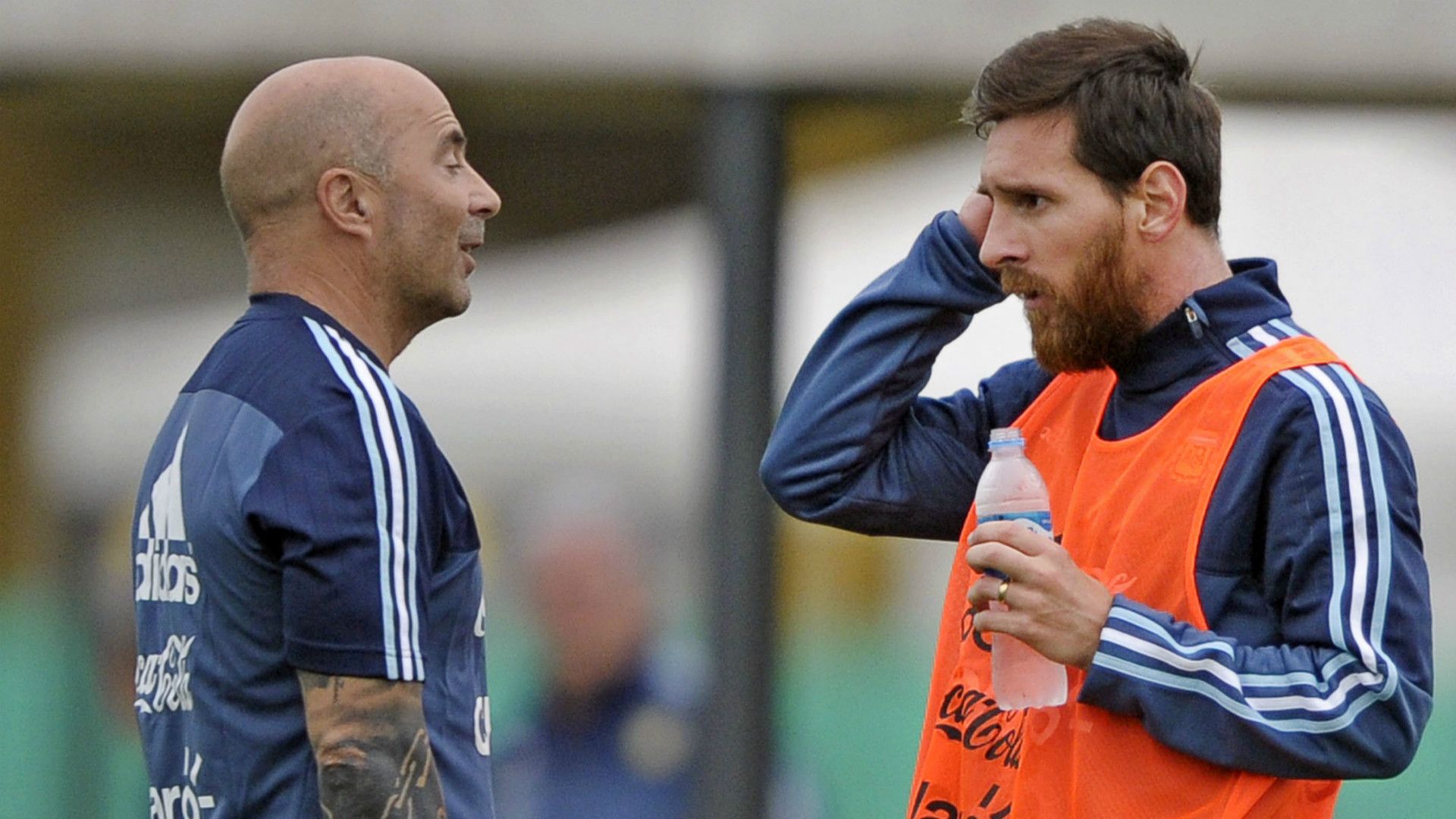 Jorge Sampaoli Lionel Messi Argentina