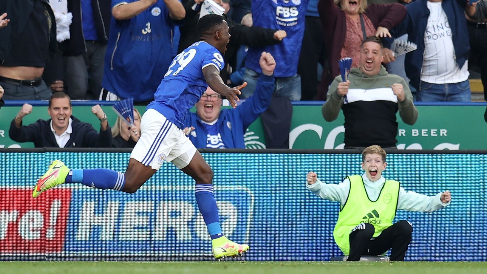 Patson Daka Leicester City Manchester United 2021-22