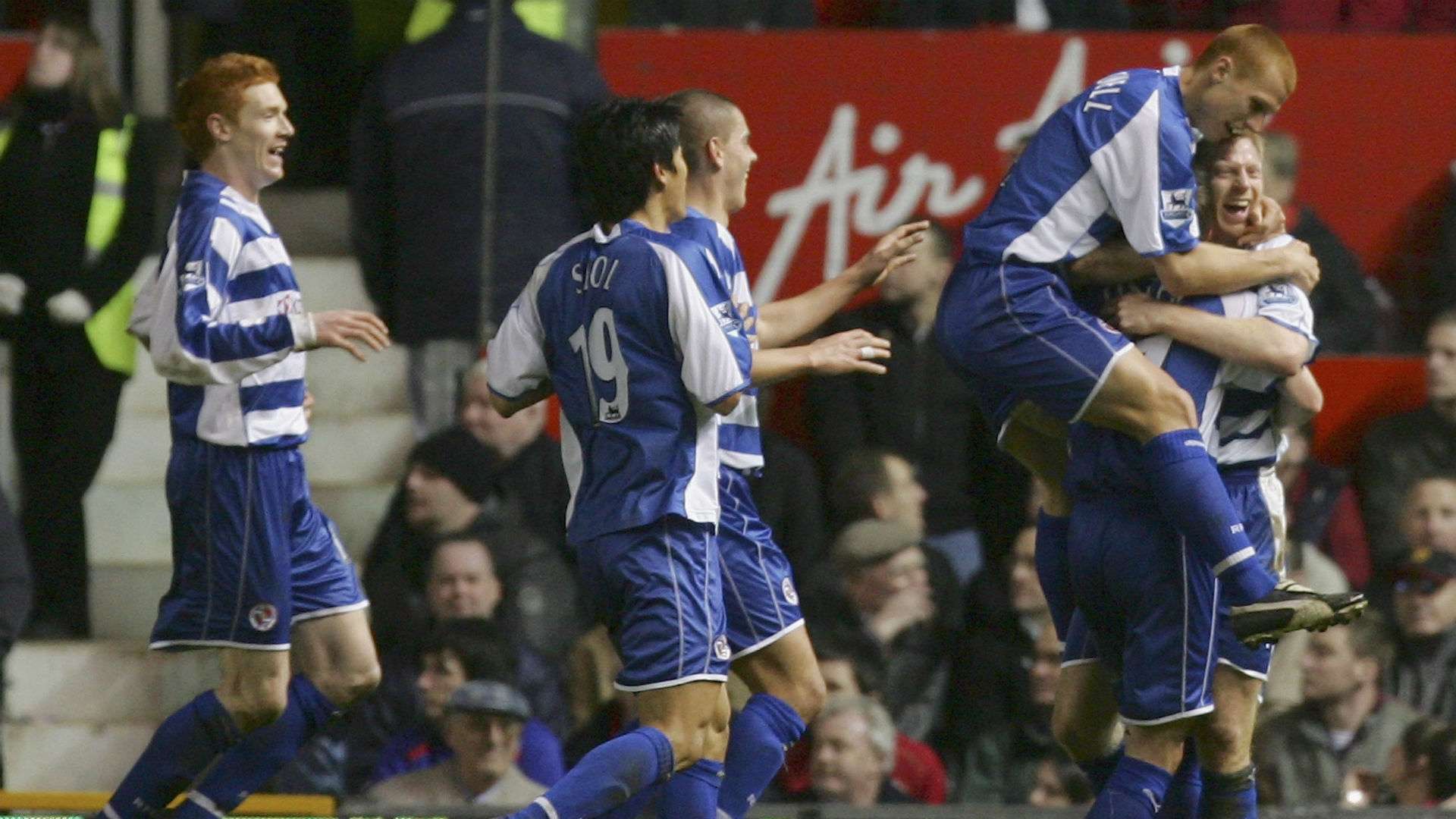 Brynjar Gunnarsson Reading v Manchester United