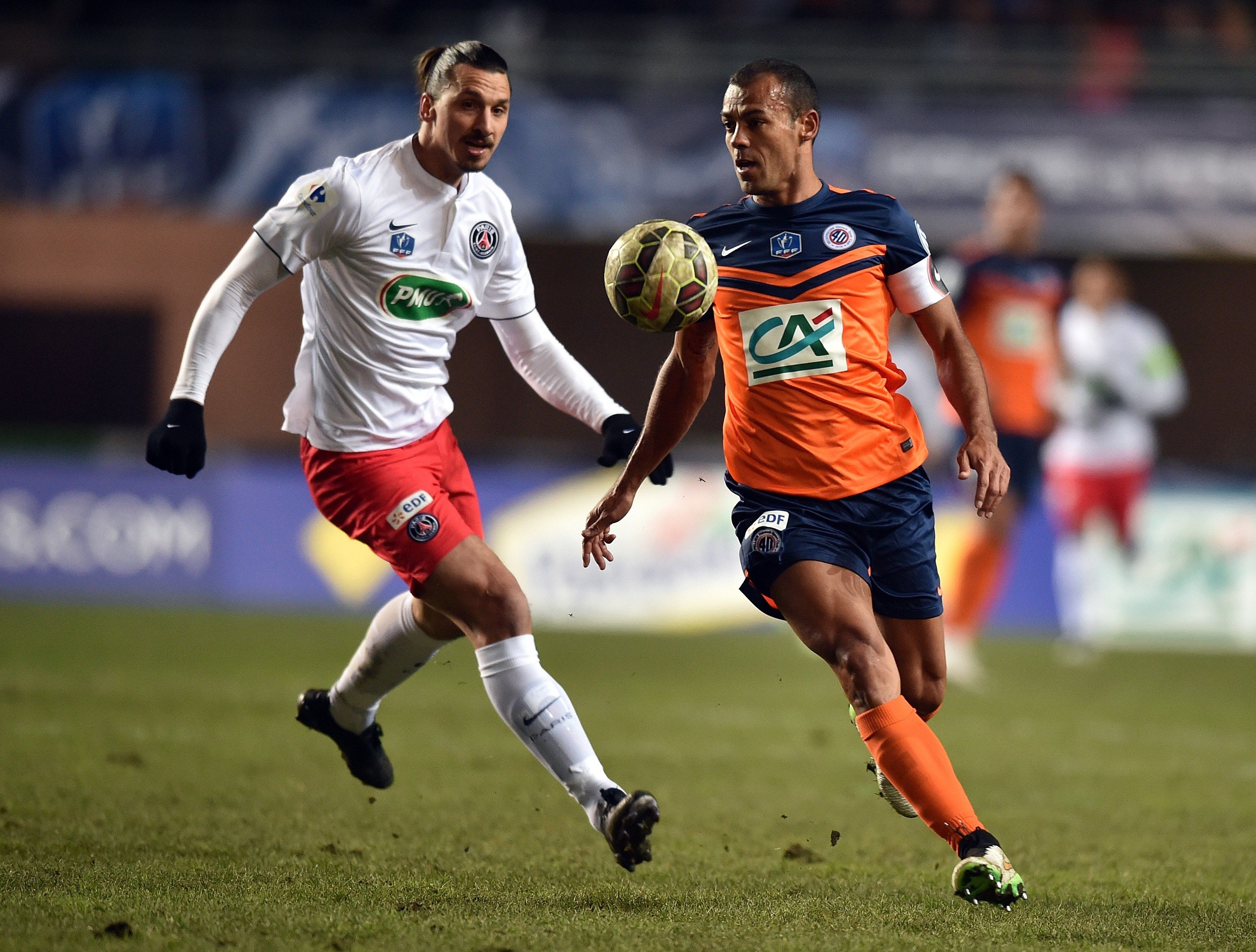 Vitorino Hilton Zlatan Ibrahimovic PSG Montpellier Ligue 1