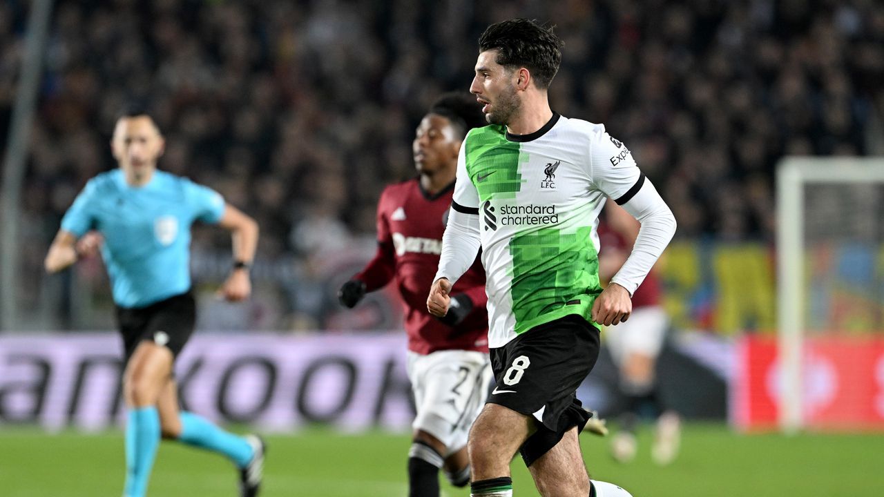 Sparta Praha v Liverpool Dominik Szoboszlai