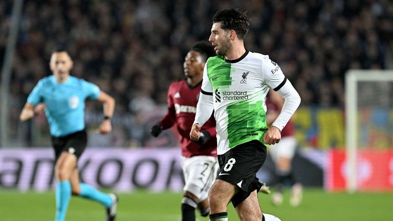 Sparta Praha v Liverpool Dominik Szoboszlai