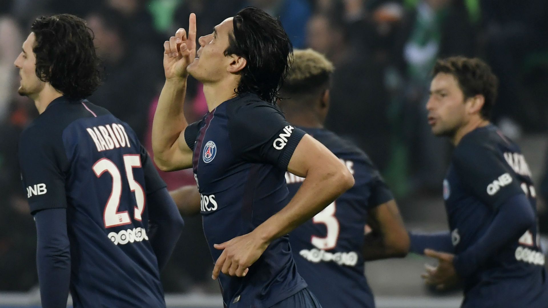 Edinson Cavani Saint-Etienne PSG Ligue 1 14052017