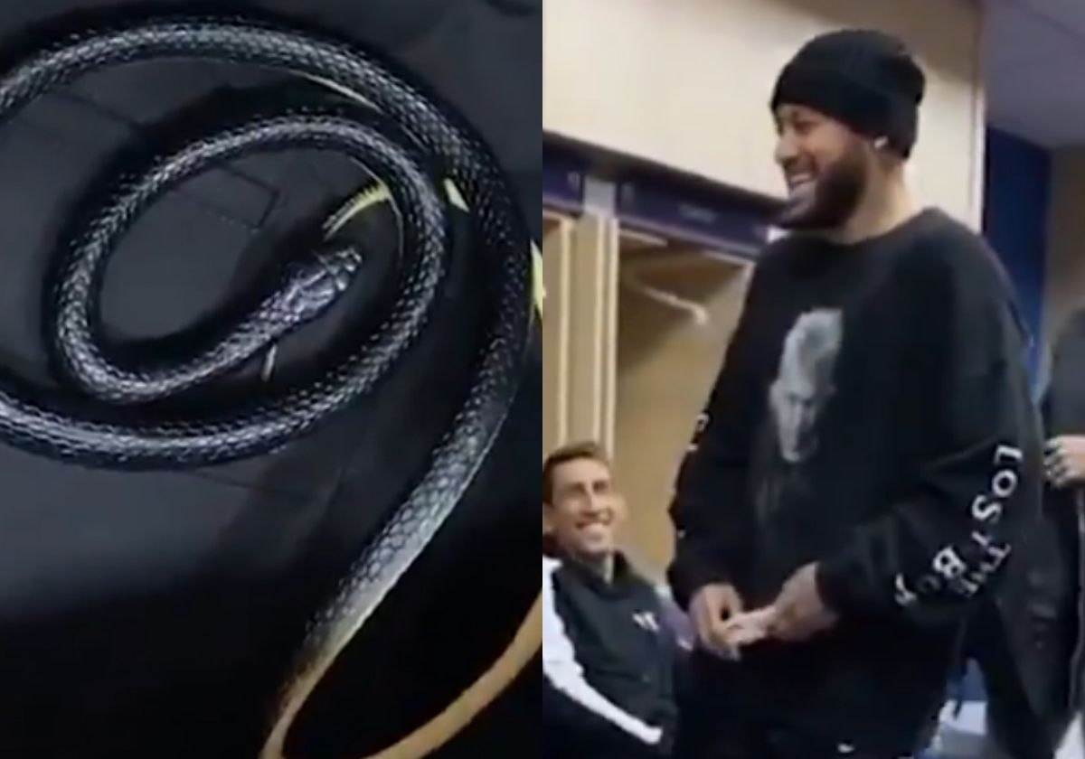 Neymar PSG snake prank 2020