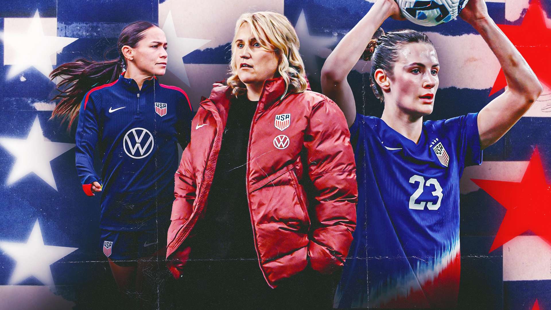 Emma Hayes, Emily Fox, Lo'eau Labonta