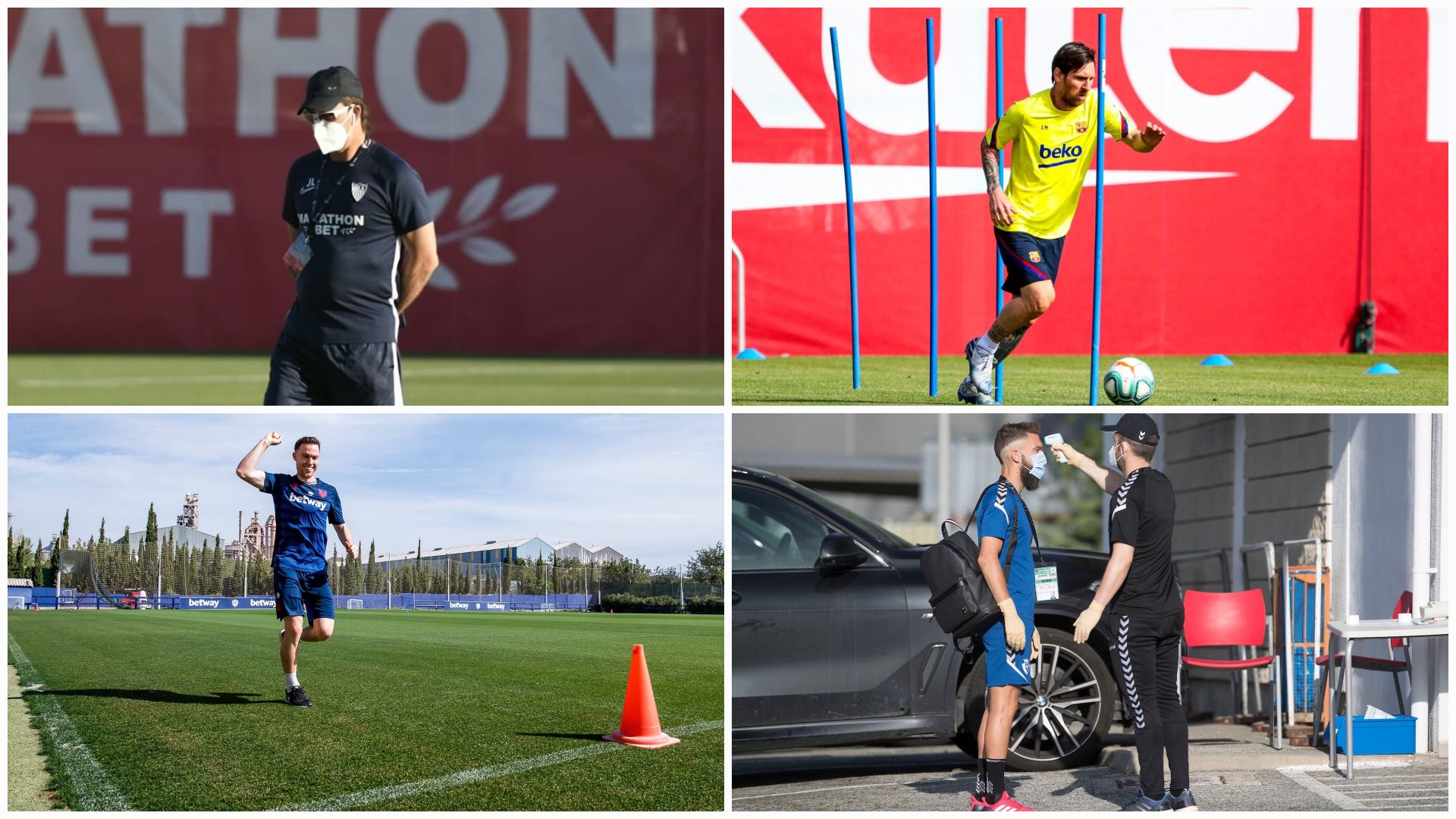 La Liga coronavirus entrenamiento