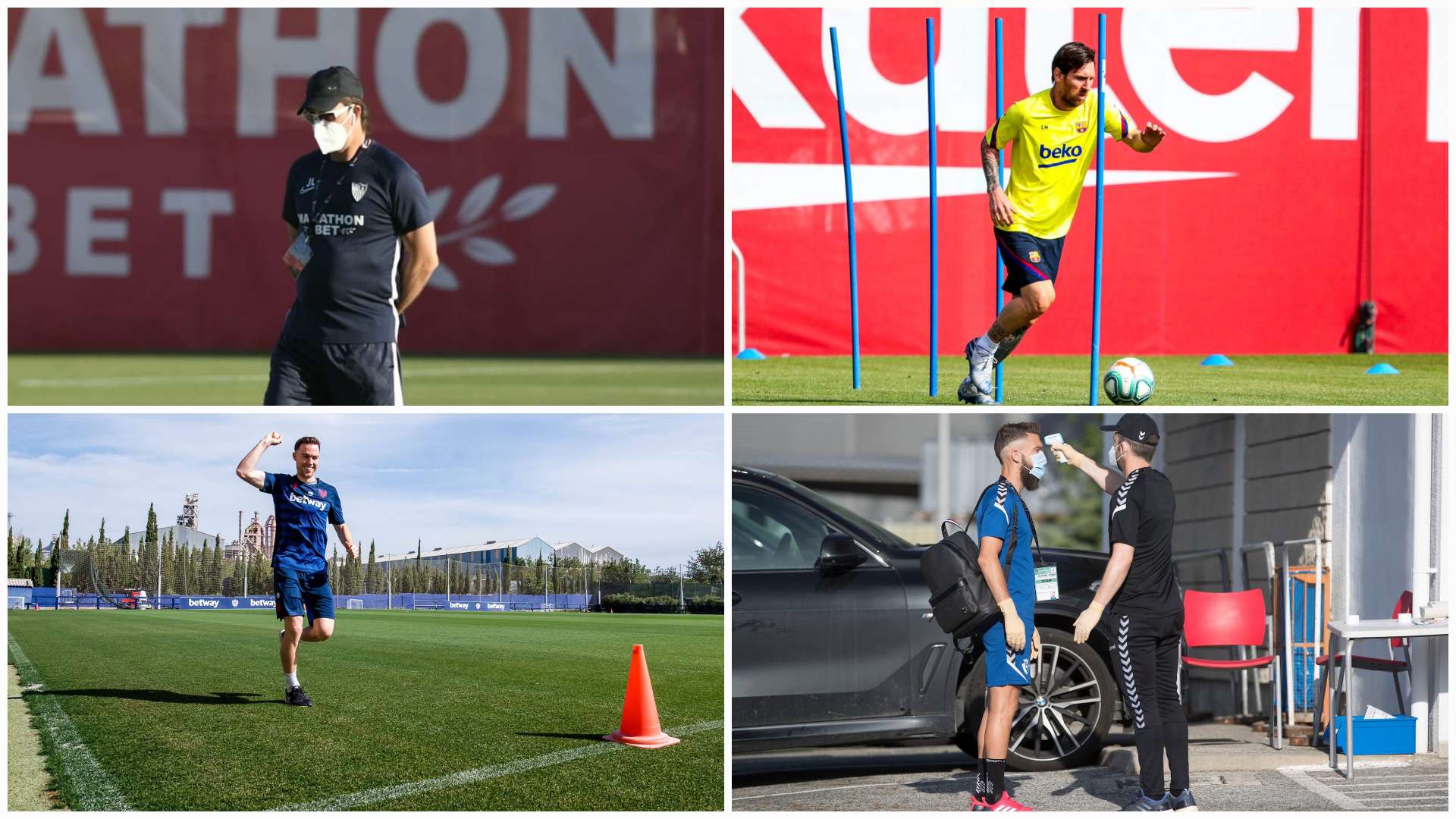 La Liga coronavirus entrenamiento