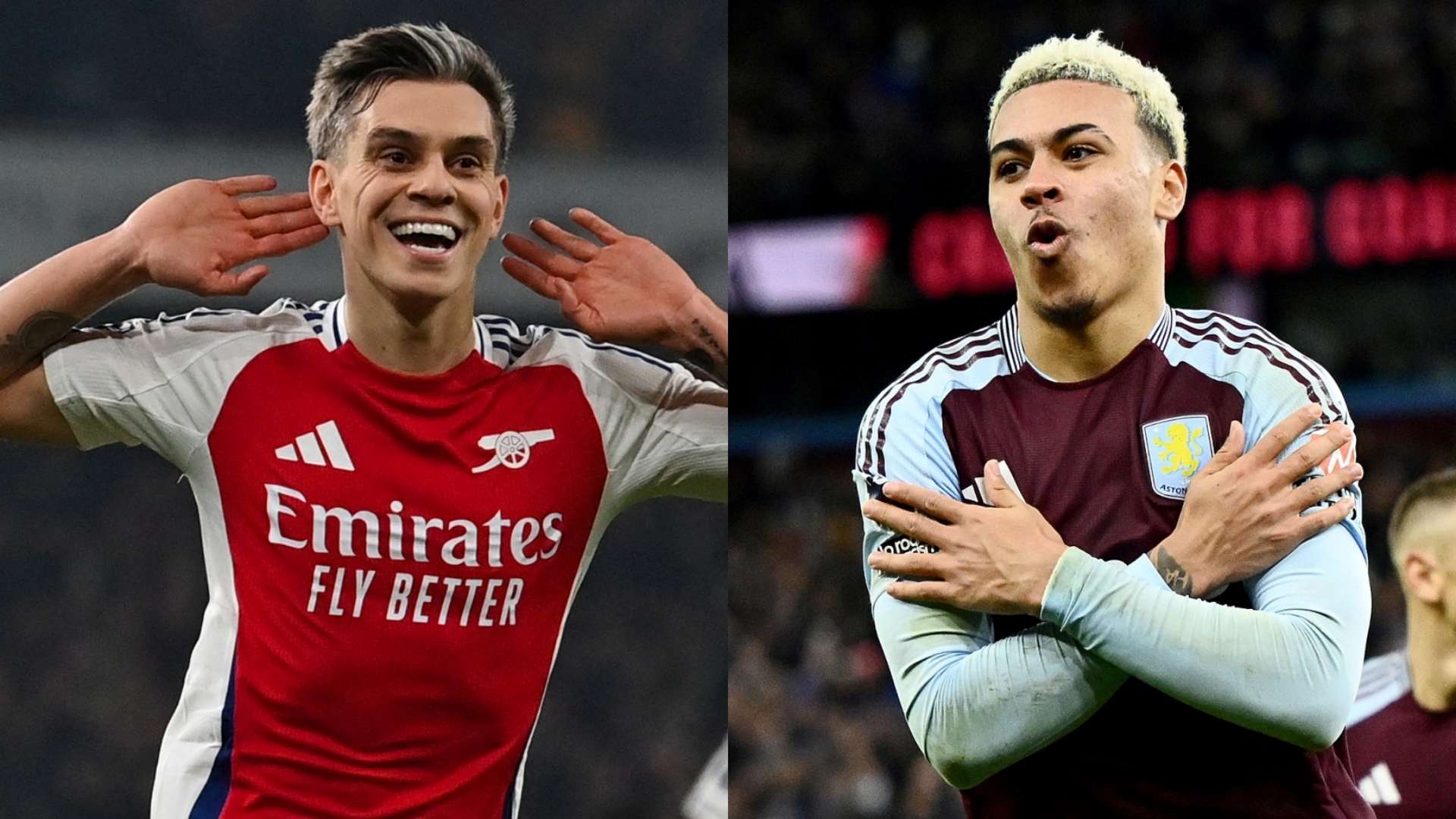 Leandro Trossard Arsenal Morgan Rogers Aston Villa
