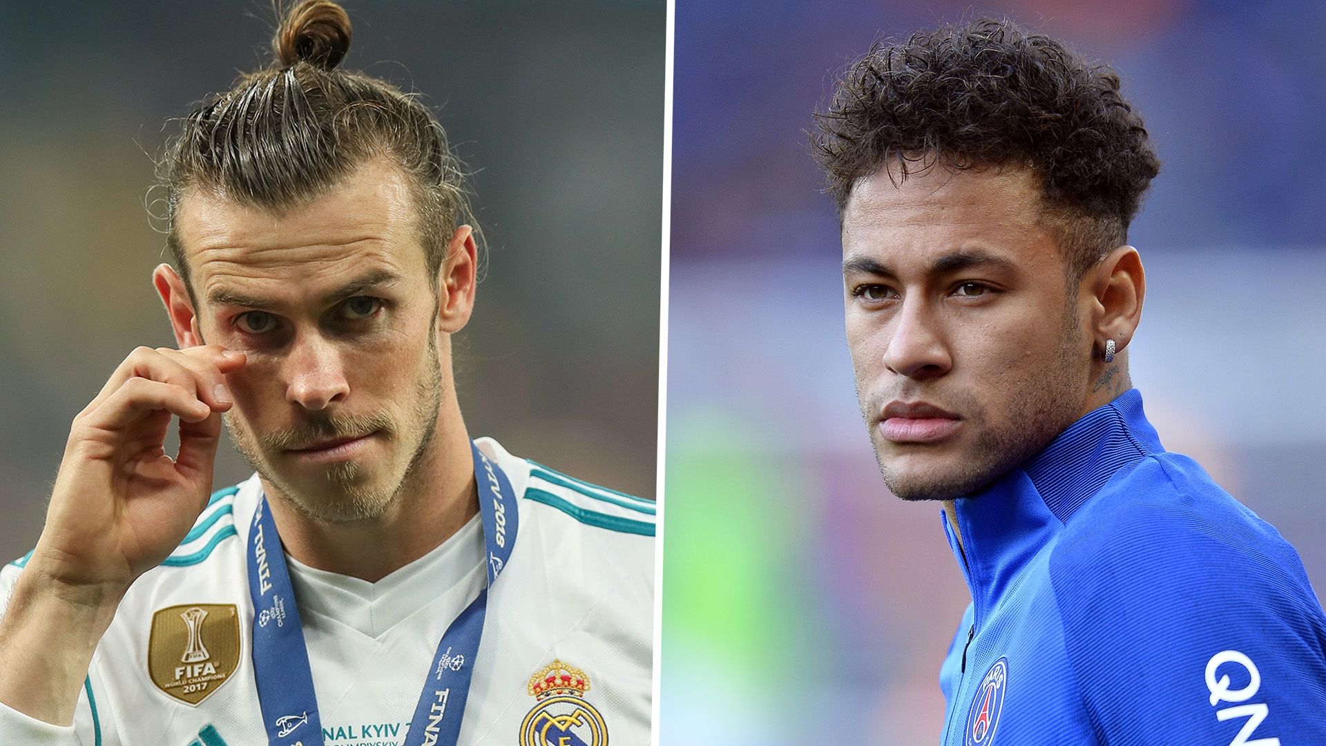 Gareth Bale Neymar Real Madrid PSG 2017-18