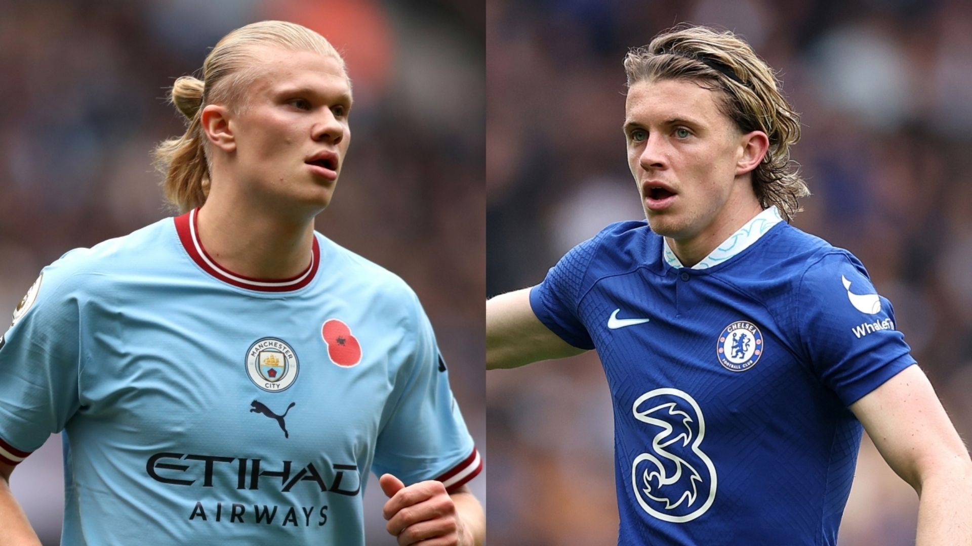 Erling Haaland Man City Conor Gallagher Chelsea