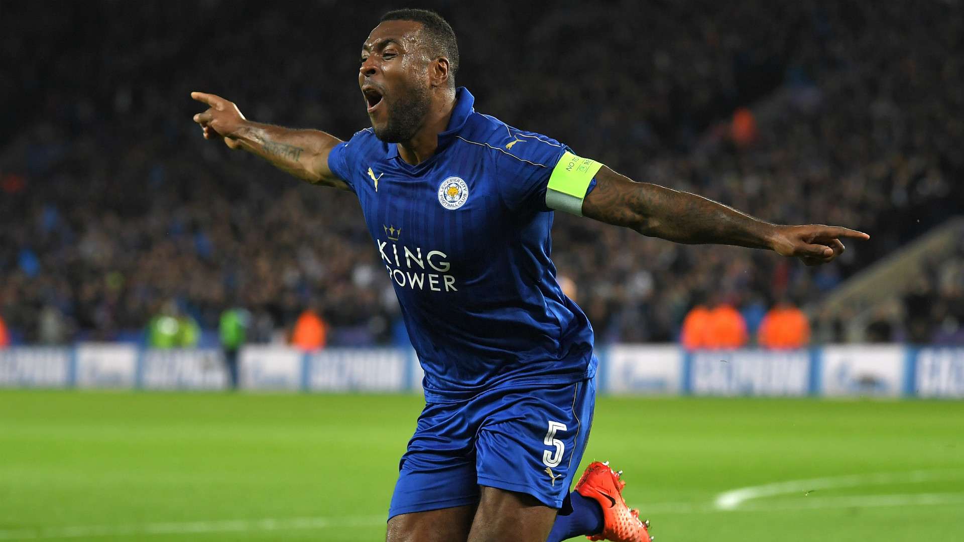 Wes Morgan Leicester City Champions League