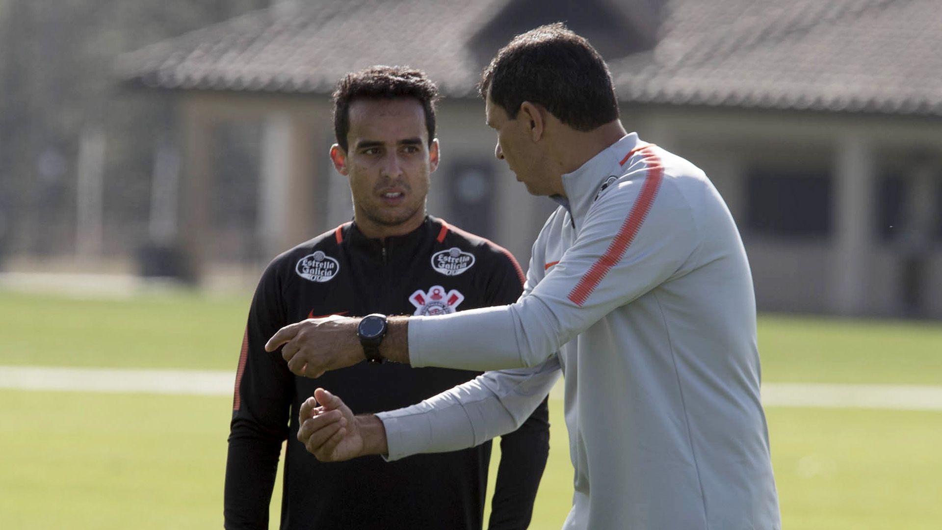 Jadson Fabio Carille Corinthians treino 09012018