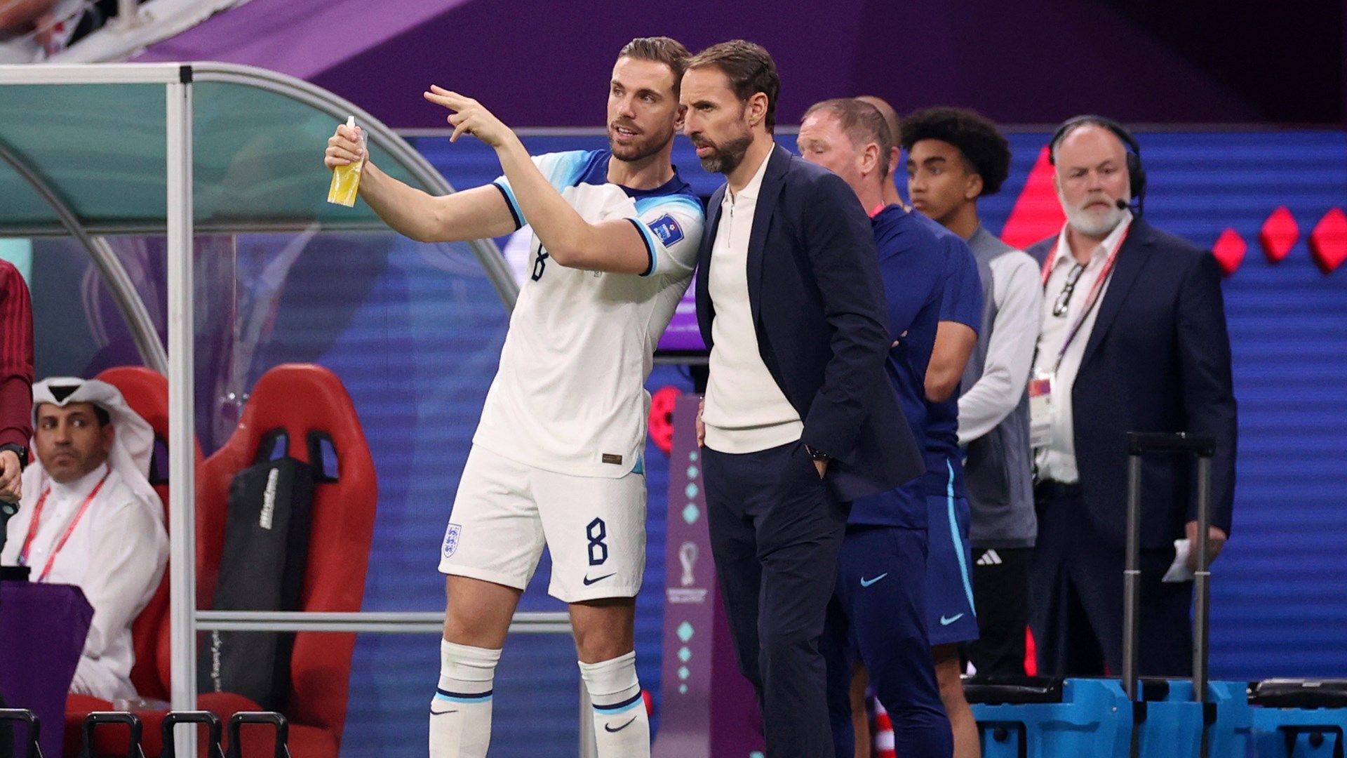 Jordan Henderson Gareth Southgate