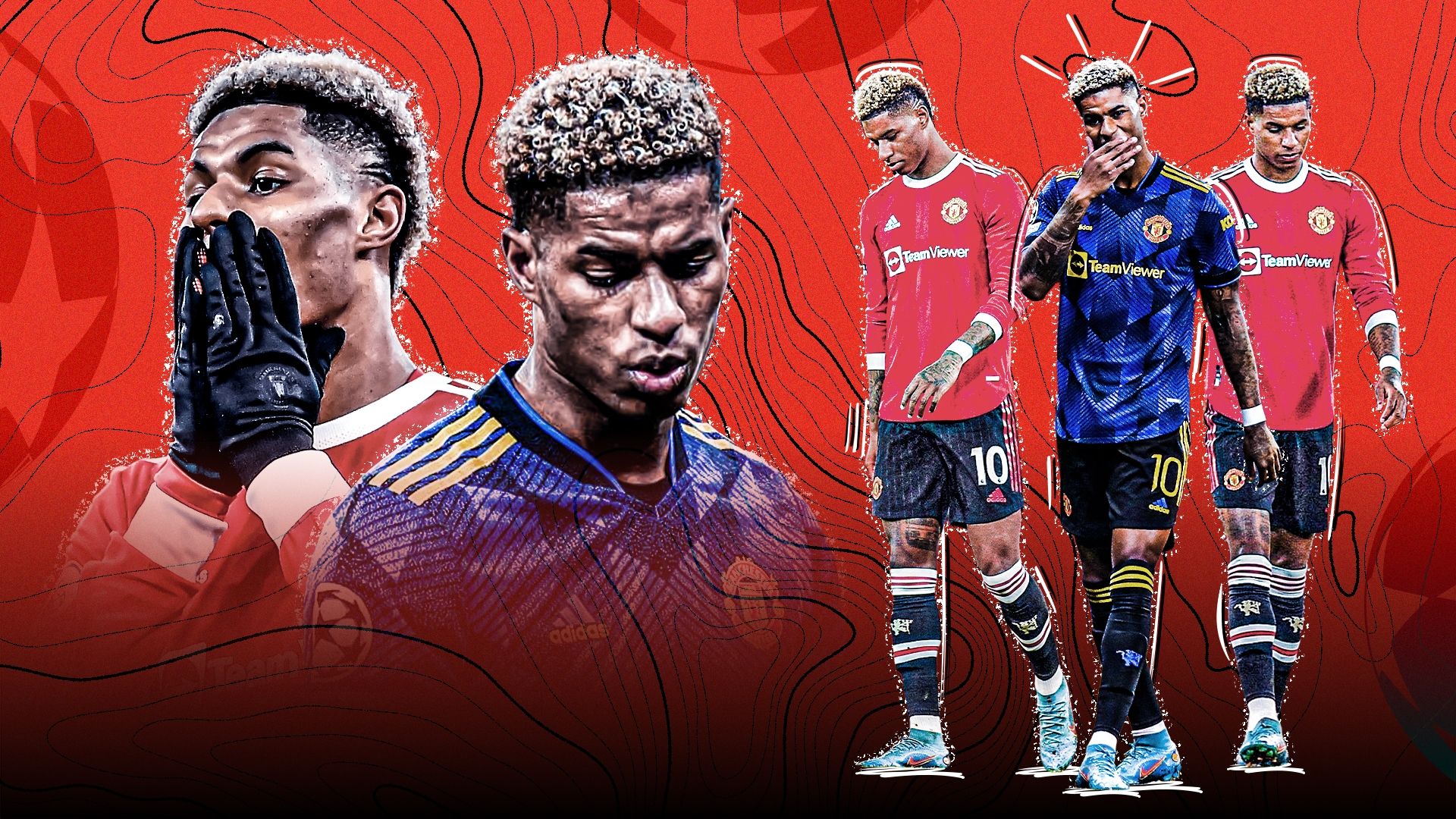 Amazon.co.jp: ラッシュフォード ユニフォーム Rashford 背番号