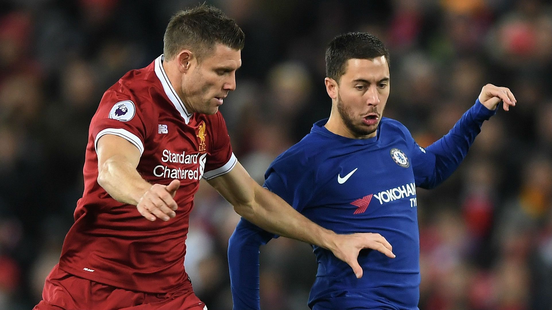 James Milner, Liverpool, Eden Hazard, Chelsea