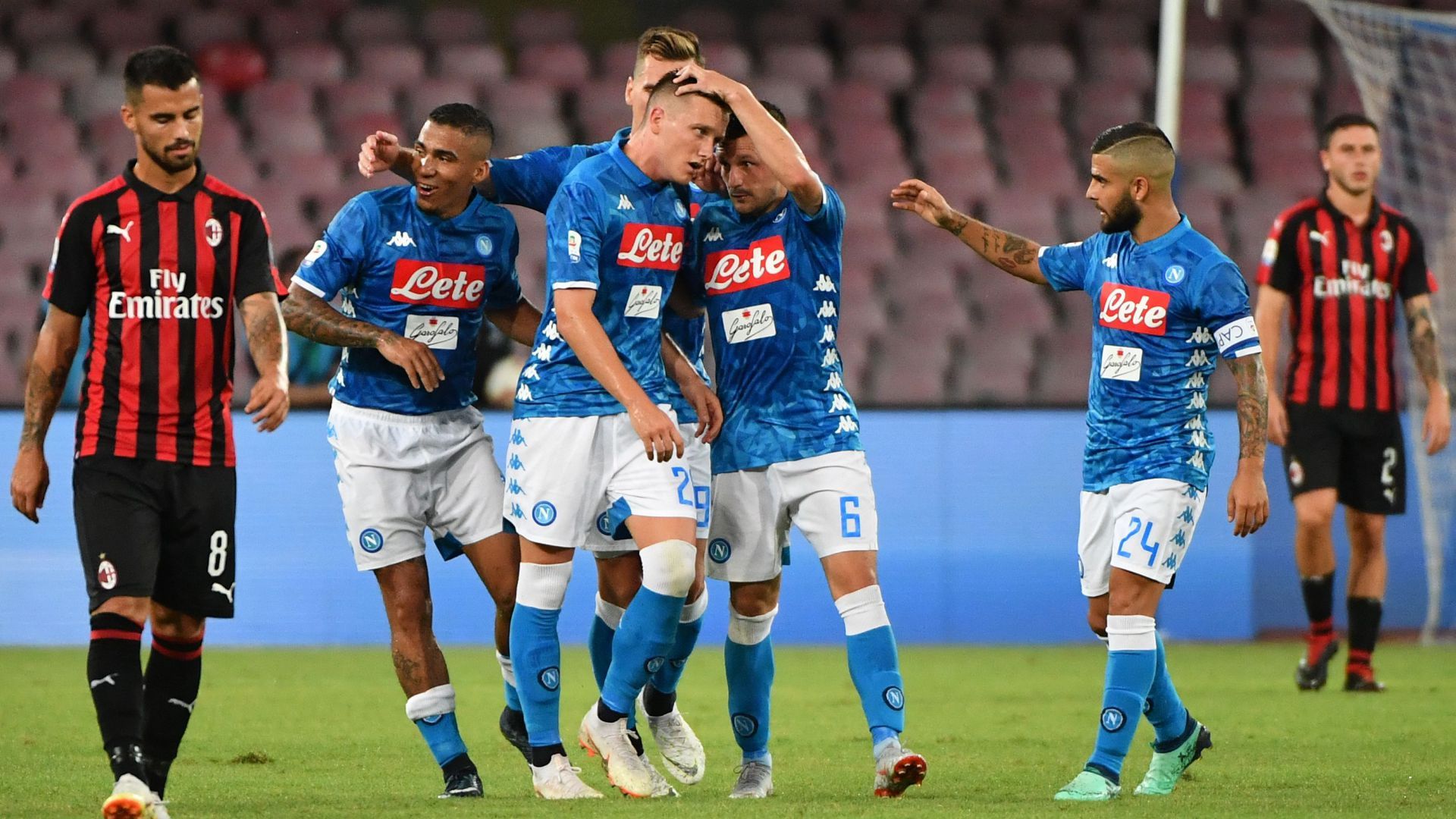 Piotr Zielinski Napoli Milan Serie A