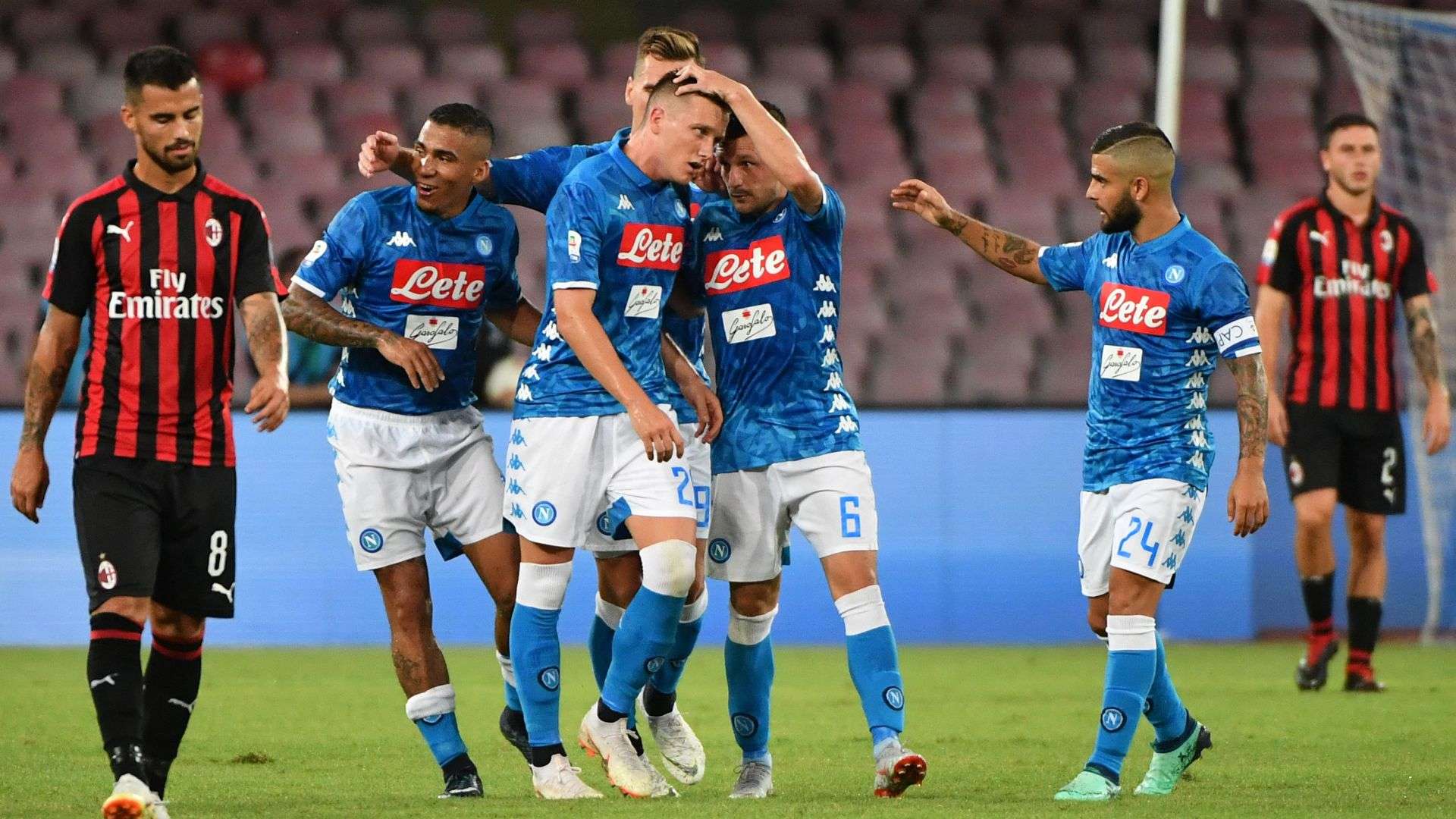 Piotr Zielinski Napoli Milan Serie A