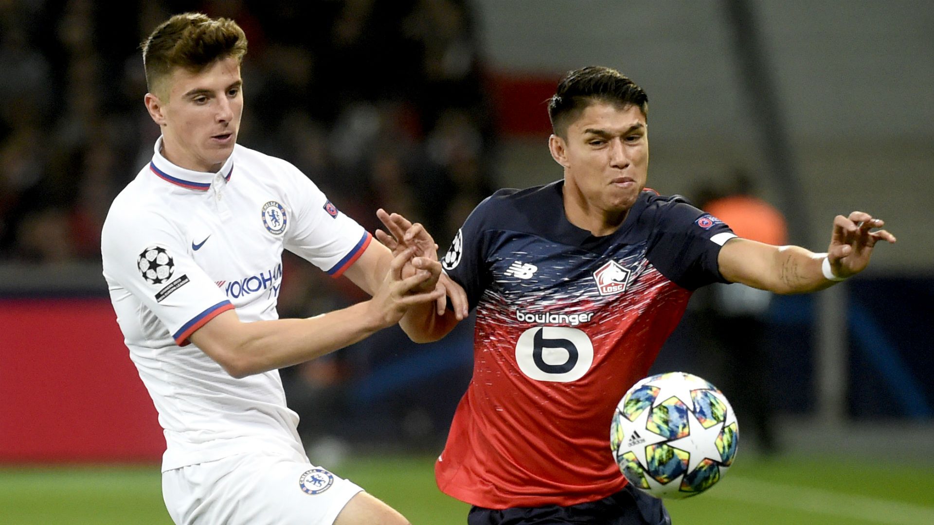 Mason Mount Luiz Araujo Lille Chelsea UEFA Champions League 02102019