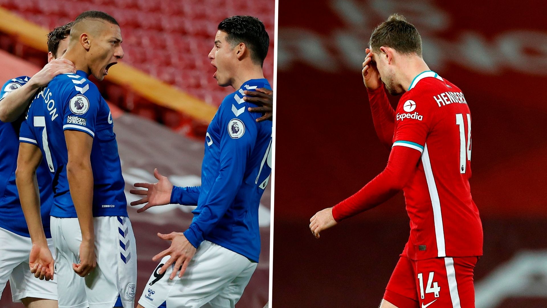 Richarlison Jordan Henderson Everton Liverpool Premier League 2020-21 GFX