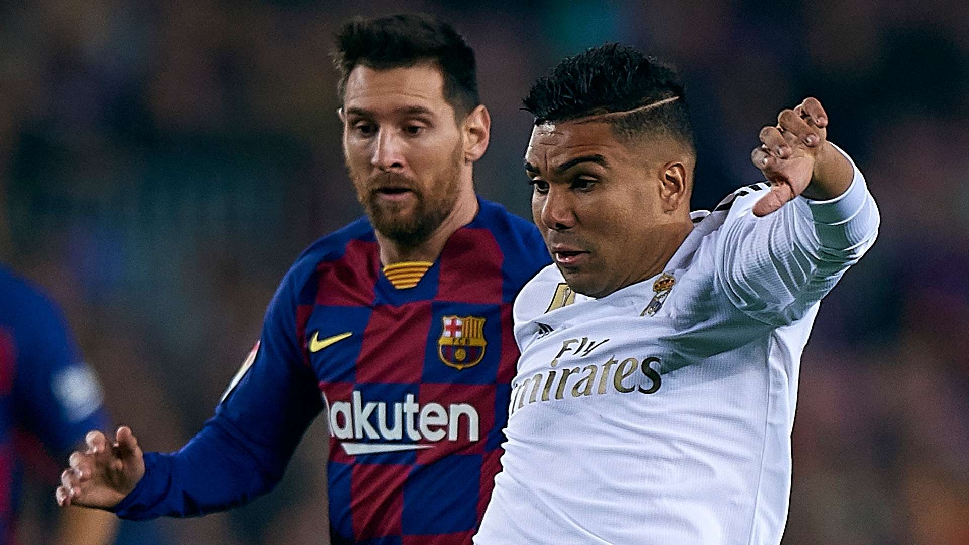 Lionel Messi Barcelona Casemiro Real Madrid 2019-20