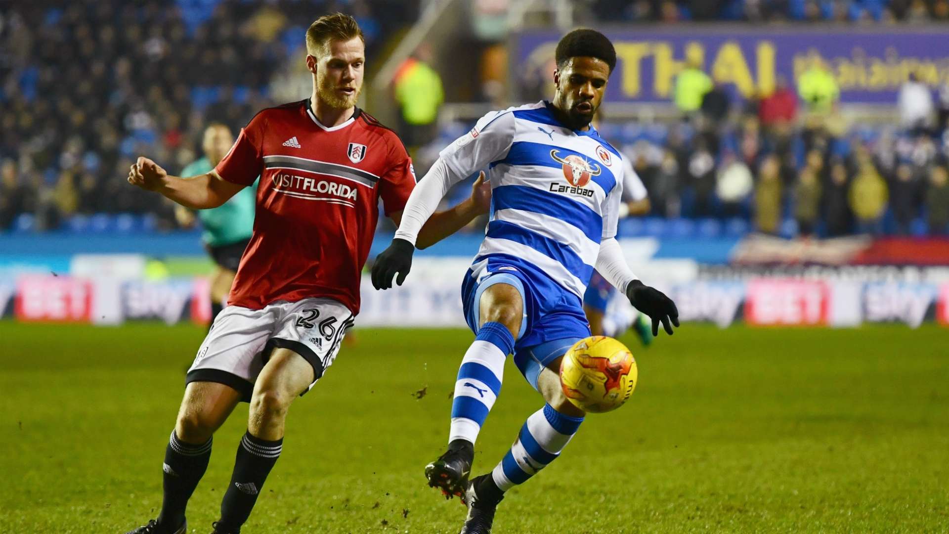 Garath McCleary Reading v Fulham Championship 24012017