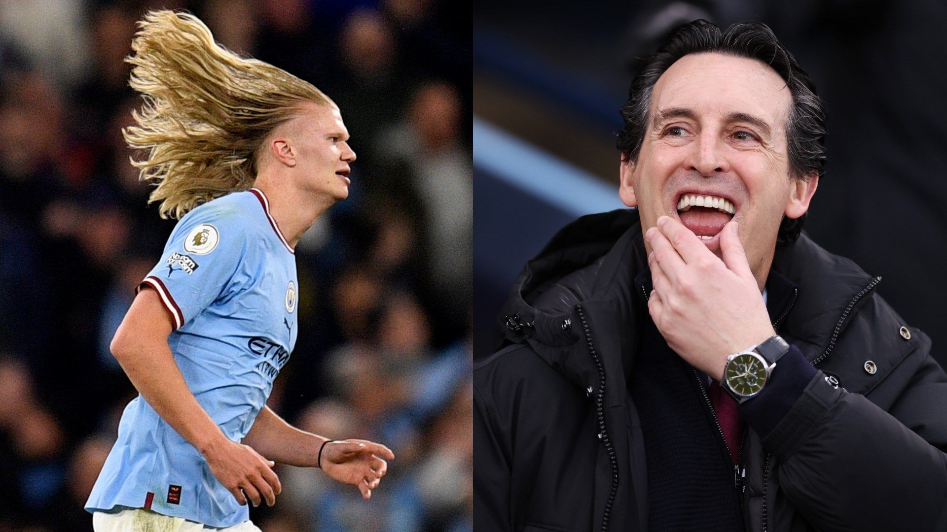 Erling Haaland, Unai Emery